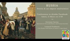 Conferenza online “Russia: storia di un impero multietnico” del prof. Giovanni Savino.